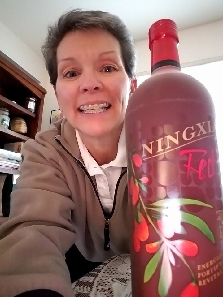 Cindi with NingXia Red